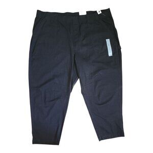 Old Navy Pants Womens Size 3X Black Pulla Comfort Waist High Rise Utlity NWT